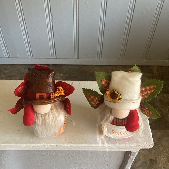 NWT- Set of 2- 8” Precious- Fall Turkey 🦃 Couple Gnome Decorations 🍁🌻 - Picture 12 of 17